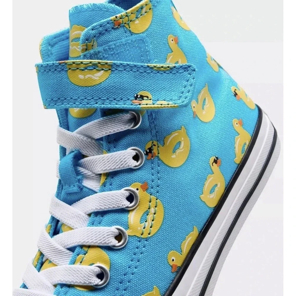 Converse Chuck Taylor All Star Pool Party‎ Easy-On Sneakers Kids Size 2Y - NEW